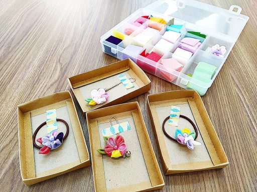 つまみ細工ワークショップ9