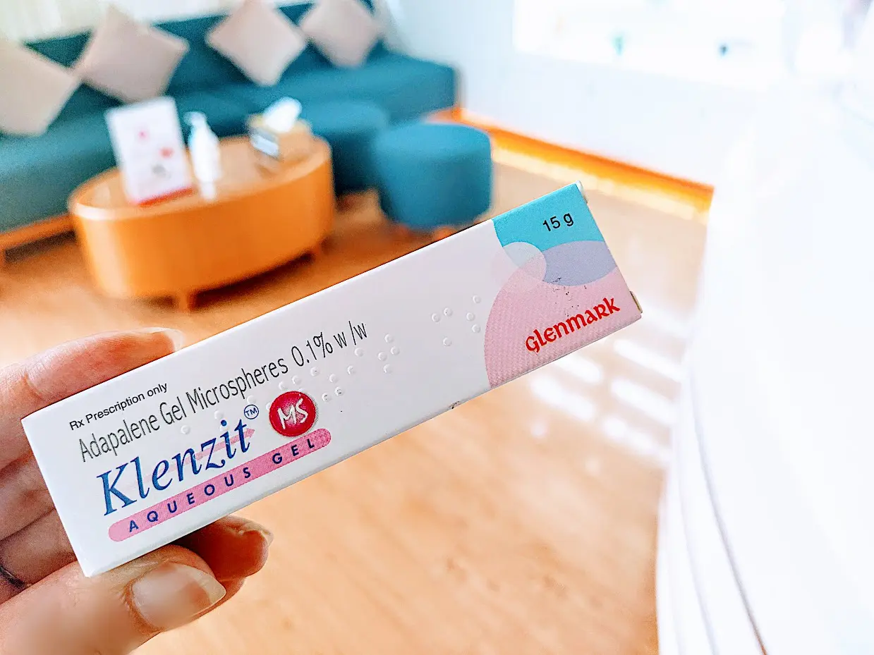 毛穴の詰まりや白ニキビに ホーチミン薬局で買えるアダパレンゲル Klenzit クレンジット ベトナムリアルガイド