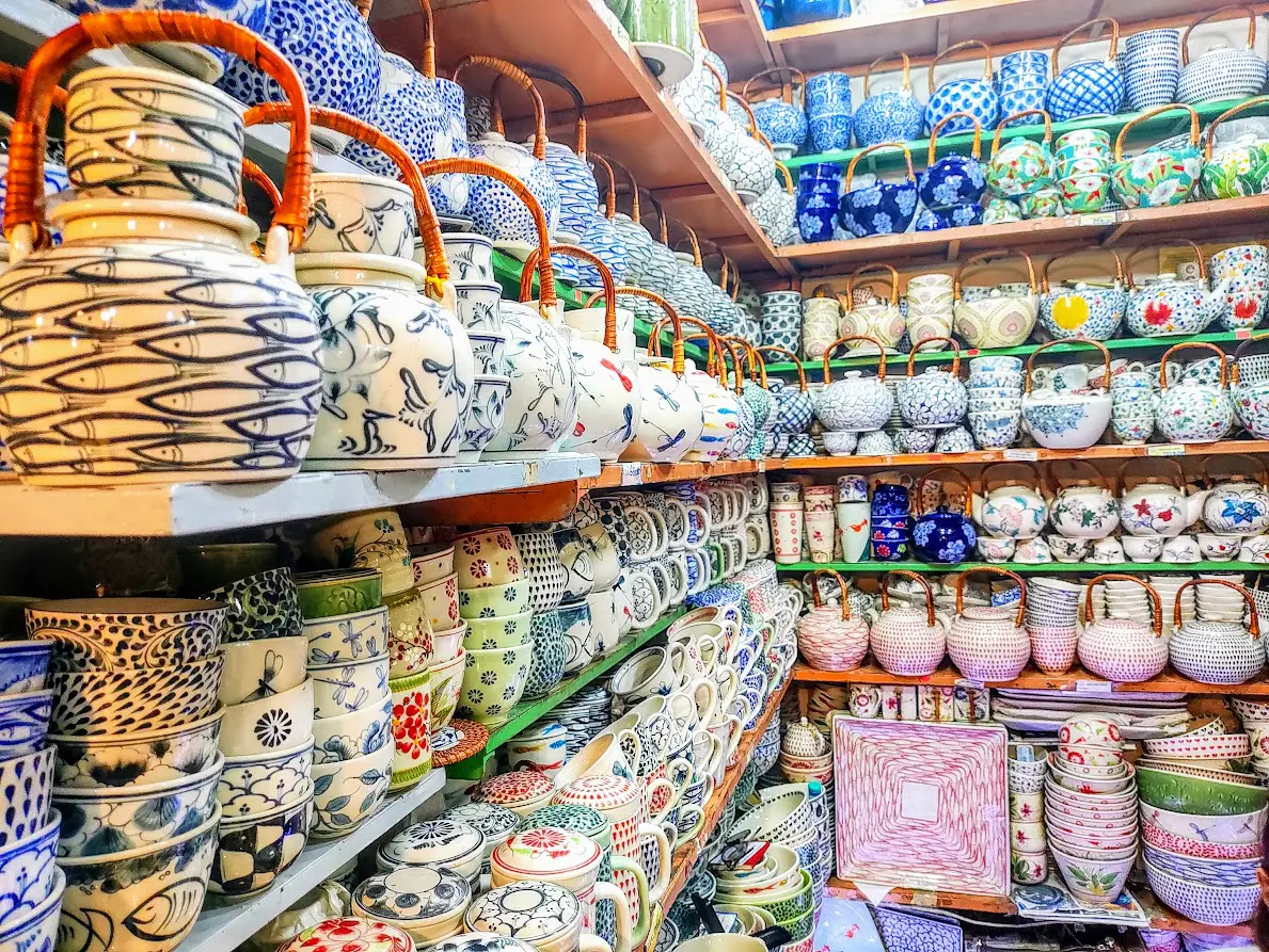 ベンタイン市場のバッチャン焼き