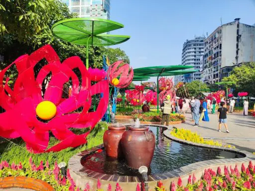 今年は辰年！ベトナム・ホーチミン旧正月名物「Nguyen Hue Flower